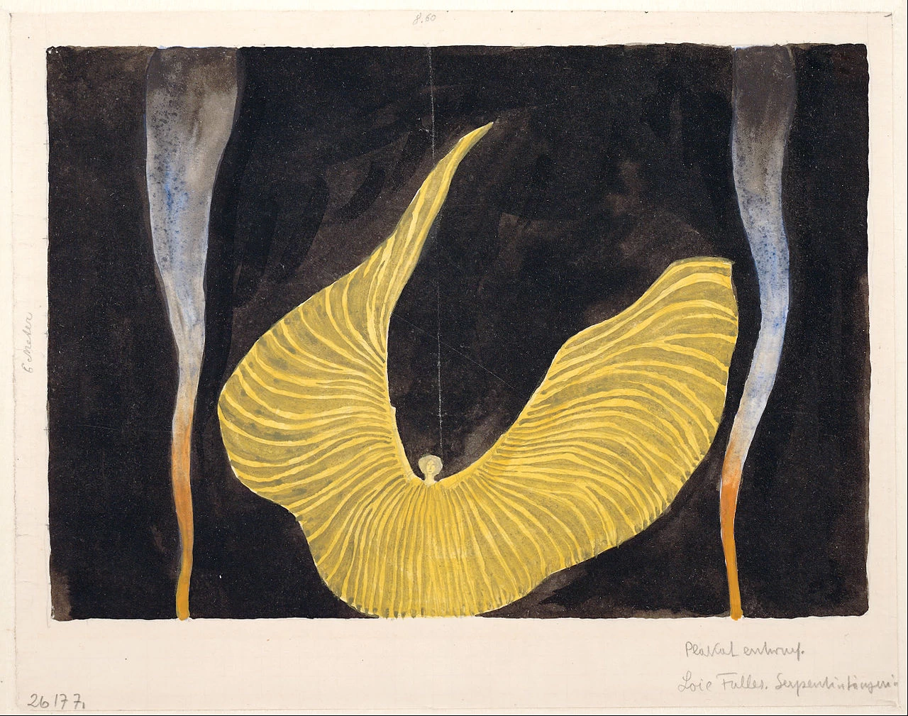 Loïe Fuller nella Danza - L'Arcangelo, Albertina, Vienna